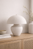 Porcini mushroom table lamp | Lamps by ENOceramics. Item made of ceramic works with minimalism & country & farmhouse style