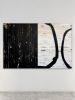 Black/White Alignment | Collage in Paintings by Adam Collier Noel. Item made of canvas & paper compatible with minimalism and contemporary style