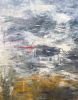 October Sky | Oil And Acrylic Painting in Paintings by Ana Carolina Mönnaco. Item composed of wood in contemporary or coastal style