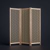 Kuruma Kikko Folding Screen | Divider in Decorative Objects by Big Sand Woodworking. Item composed of wood