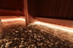 Luxury Sauna | Tiles by ASB GlassFloor | Sportpark Ostra in Dresden. Item composed of glass