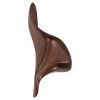 Amorph Lustrous Sconces, Graphite Walnut Finish, Facing R | Sconces by Amorph. Item composed of walnut
