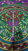 Sacred Amazonian Textile art: Shipibo konibo 'Palo Maestro' | Tapestry in Wall Hangings by Sacred Andes Atelier. Item composed of cotton and fiber in boho or modern style