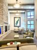 Overlapping  Wave Sculpture | Wall Sculpture in Wall Hangings by Jaime Lesourd | Ivy Park at Glen Cove in Vallejo. Item composed of glass in contemporary or coastal style