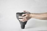 The Black Dome | Vase in Vases & Vessels by ZHENI. Item made of ceramic