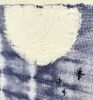Indigo Stars Mixed Media | Mixed Media by Ooh La Lūm. Item made of canvas