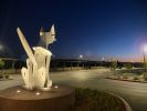 Yip Yip Yip | Public Sculptures by John Randall Nelson | Courtyard by Marriott Petaluma Sonoma County in Petaluma