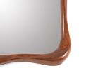 Amorph Narcissus Mirror, Stained Walnut | Decorative Objects by Amorph. Item composed of walnut and glass