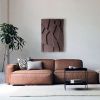 3D Textured Art: Abstract Wall Sculpture, Geometric Relief | Sculptures by Vaiva Art Atelier. Item made of wood with marble works with minimalism & contemporary style