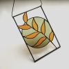 Botanical Stained Glass | Wall Sculpture in Wall Hangings by Glass Beat. Item made of metal & glass