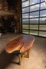 Black Walnut Live Edge Oval Dining Table | Wood Base | | Tables by SAW Live Edge. Item made of walnut
