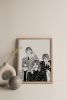 The Beatles Drinking Tea Art Print | Prints by Carissa Tanton. Item composed of paper