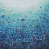 Blue Beauty | Oil And Acrylic Painting in Paintings by DaggArt. Item made of synthetic