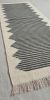 Handwoven Wool Grey Stripe Stair Runner Rug | Rugs by Evergreen Carpets. Item composed of wool in boho or minimalism style