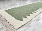 Handwoven Wool Stair Runner | Runner Rug in Rugs by Evergreen Carpets. Item composed of wool in boho or minimalism style