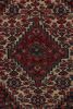 1950s Vintage Senneh Kilim in Red, Blue & White Tribal | Area Rug in Rugs by Rug and Kilim