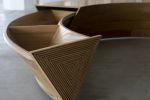 Round and Round Circular bench with hidden drawer | Benches & Ottomans by Makingworks. Item made of wood