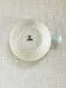 Seafoam Dessert Bowl -Unique handmade ceramics | Dinnerware by Tomoko Ceramics. Item made of stoneware works with contemporary & modern style