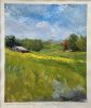 September Appalachian Morning | Oil And Acrylic Painting in Paintings by Julia Lawing Fine Art. Item made of paper with synthetic