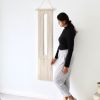 Keyhole in Ivory | Macrame Wall Hanging in Wall Hangings by YASHI DESIGNS. Item made of cotton works with minimalism & contemporary style