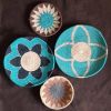 Set of 4 Bohemian Baskets Wall Decor | Decorative Plate in Decorative Objects by Sarmal Design. Item composed of bamboo and cotton in boho or contemporary style