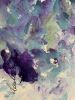 Jackmanii 🔴 | Oil And Acrylic Painting in Paintings by Darlene Watson Abstract Artist. Item composed of canvas and synthetic