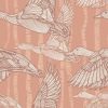 Mallard Calling Textile | Fabric in Linens & Bedding by Patricia Braune. Item composed of cotton
