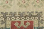 Vintage Turkish Rug in Beige and Cream with Geometric | Area Rug in Rugs by Rug and Kilim