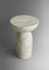 Pawn 2 Marble Side Table | Tables by ETAMORPH. Item made of marble works with contemporary & coastal style
