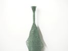 Verdant Pendant | Sculptures by Morgan Hale. Item composed of paper and fiber in minimalism or mid century modern style