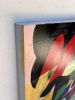 The Night's Young | Oil And Acrylic Painting in Paintings by Paula Saslow, Copper Rose Art. Item made of wood works with contemporary & modern style