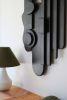 Brutalist Architectural Wall Sculpture | Wall Hangings by Blank Space Studios. Item composed of oak wood