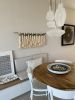 Horizon wall hanging | Macrame Wall Hanging in Wall Hangings by Mila MLcreation. Item made of cotton works with boho & art deco style