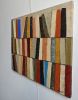 Atelier des reliures | Oil And Acrylic Painting in Paintings by Sophie DUMONT.. Item made of canvas compatible with minimalism and contemporary style