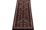 Tribal runner in red, black and white geometric pattern | Area Rug in Rugs by Rug and Kilimarea