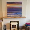 Jersey Sunset painting | Oil And Acrylic Painting in Paintings by Caroline Hall. Item made of canvas & synthetic