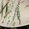 Meadow Plates, hand-painted two sizes | Dinnerware by Boya Porcelain. Item composed of ceramic