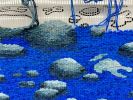 Moonlit | Tapestry in Wall Hangings by Contemporary Tapestry Weaving. Item composed of cotton