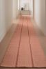 Handwoven Woolen Runner Rug | Rugs by Evergreen Carpets. Item made of wool works with boho & minimalism style