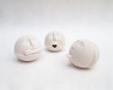 Set of three Clayheads (choose your own) | Wall Sculpture in Wall Hangings by Aman Khanna (Claymen)ˇ. Item composed of stoneware