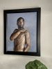 Portrait in Oil, "Onesimus" | Oil And Acrylic Painting in Paintings by Erik Linton. Item composed of canvas