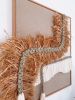 Cascade Linen framed wall art | Macrame Wall Hanging in Wall Hangings by Ranran Design Studio by Belen Senra. Item made of bamboo with cotton works with minimalism & contemporary style