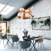 Scandinavian Wood Veneer Pendant: Modern Rustic Chandelier | Chandeliers by Traum - Wood Lighting. Item composed of wood & steel compatible with minimalism and contemporary style