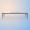 LAURIE Dining table | Tables by Ivar London | Custom. Item made of steel with marble works with contemporary & eclectic & maximalism style