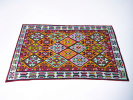Authentic vintage hand-woven wool rug | Area Rug in Rugs by Berber Art. Item made of wool