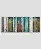 Turquoise Panels | Oil And Acrylic Painting in Paintings by Ronald Hunter | Roxier Art Gallery in Rotterdam. Item composed of wood & canvas compatible with modern style