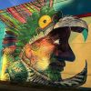 "El Indio de la guardia" | Street Murals by Street Art of Artkungfu (Angel Quesada) | Mercy Night Club in Houston