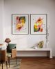 Emotions of the heart paper print | Mixed Media in Paintings by HEIDY GONZALEZ - GONZALEZ ART DESIGN. Item composed of paper compatible with contemporary and art deco style