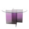 Purple Rain Glass Table | Coffee Table in Tables by STUDIO MONSOLEIL. Item made of glass works with modern style