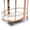 FLEX Modern Luxury Designer Serving Cart | Side Table in Tables by Finara